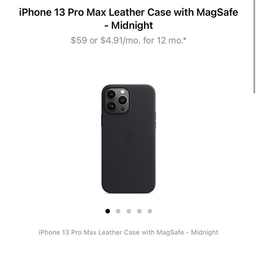 Apple iPhone 13 Pro Max leather Case